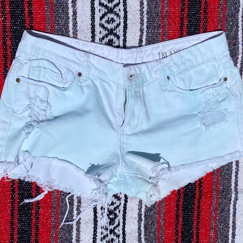 Tie Dye Distressed Joes Jean Shorts